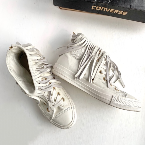 converse fringe high top